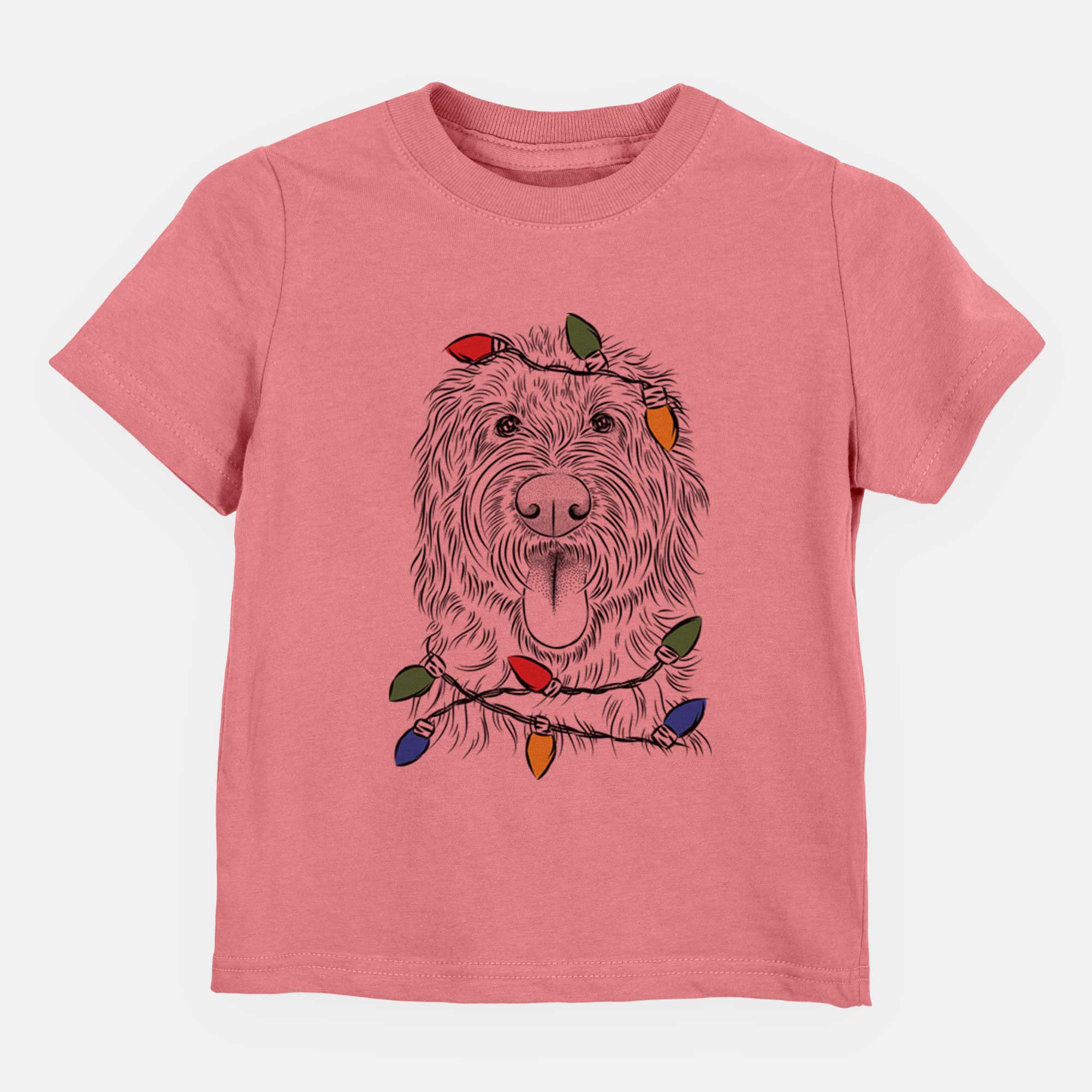 Christmas Lights Bennett the Doodle - Kids/Youth/Toddler Shirt