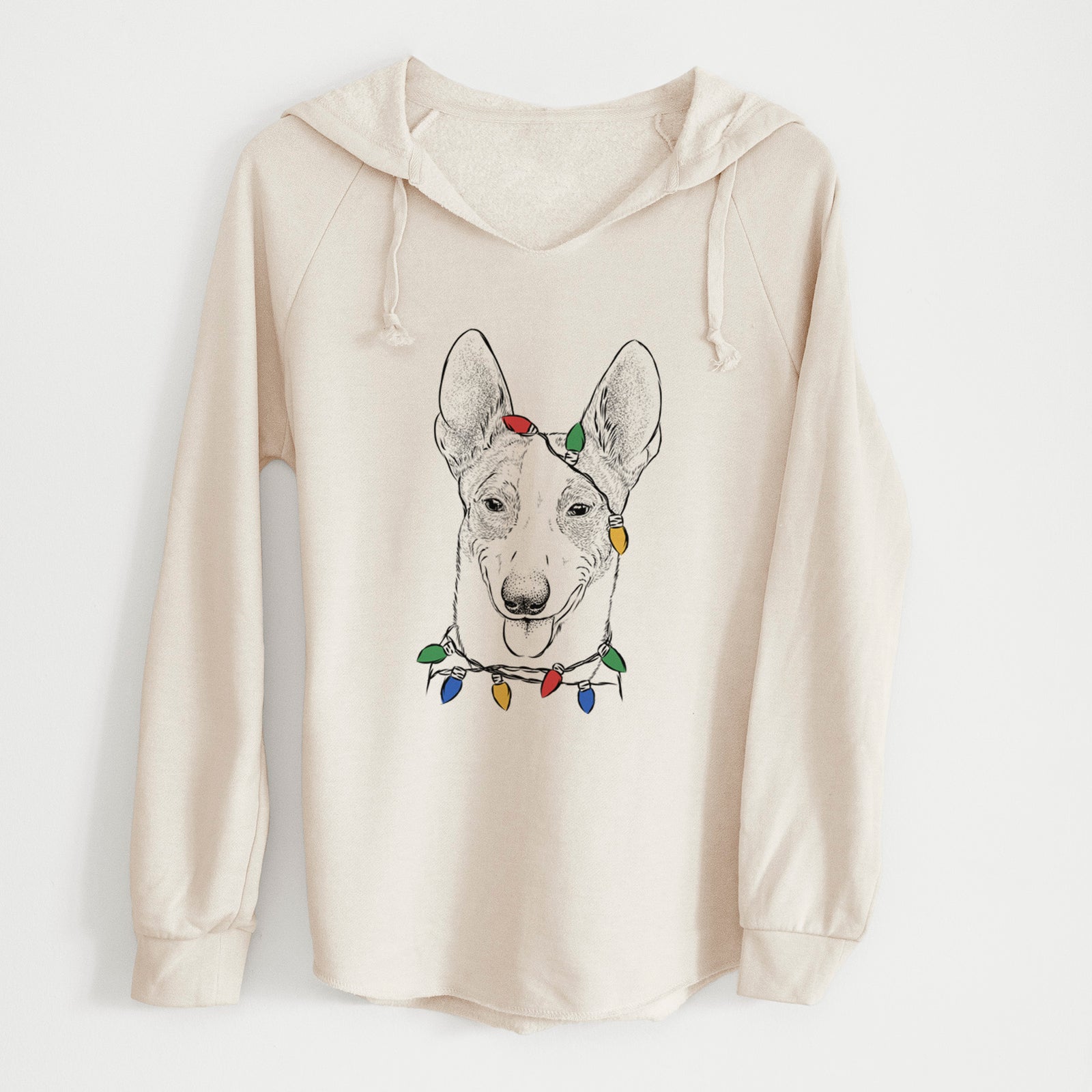 Christmas Lights Berlin the Carolina Dog - Cali Wave Hooded Sweatshirt