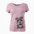 Christmas Lights Bernadette the Mini Schnauzer - Women's V-neck Shirt