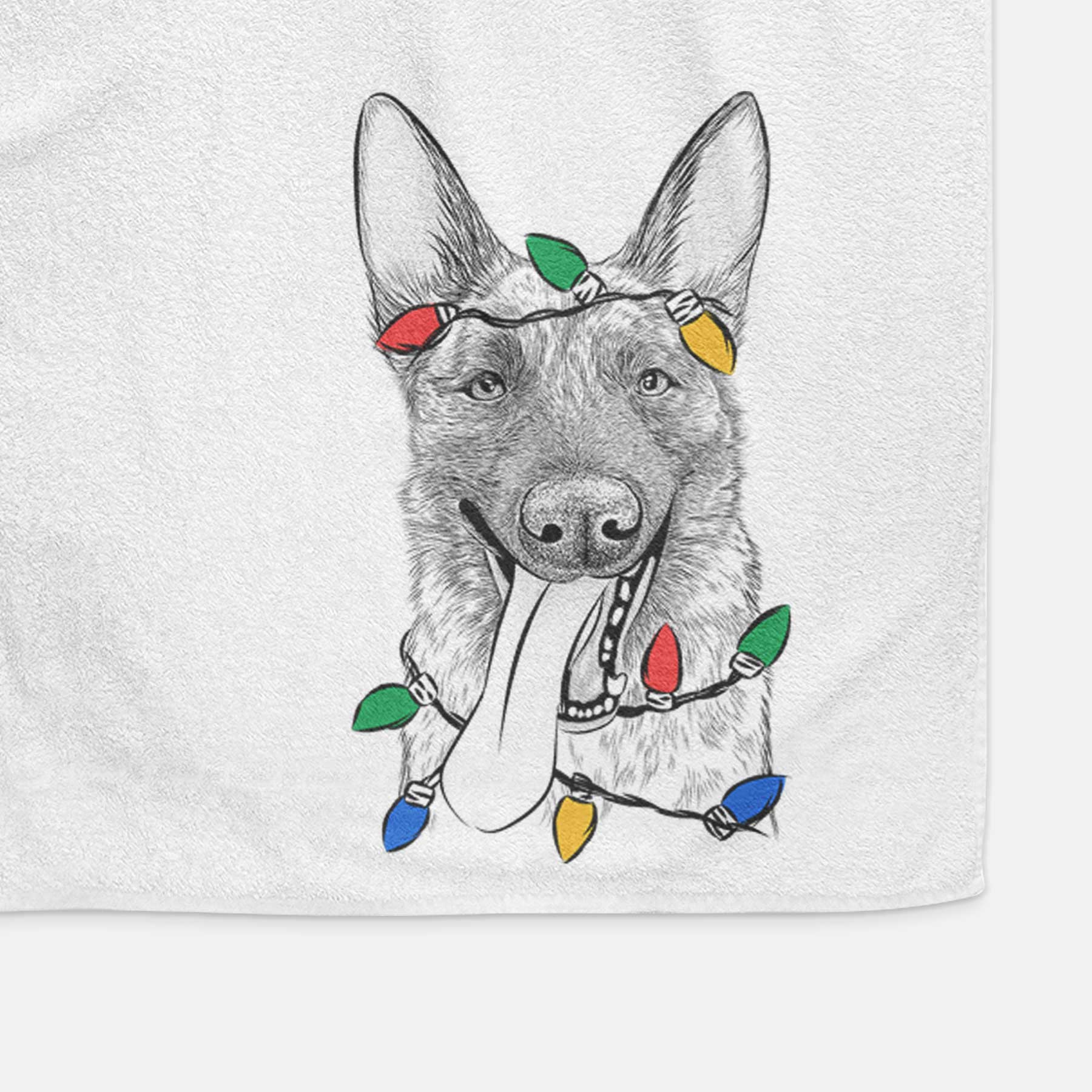 Bessa the Dutch Shepherd Decorative Hand Towel