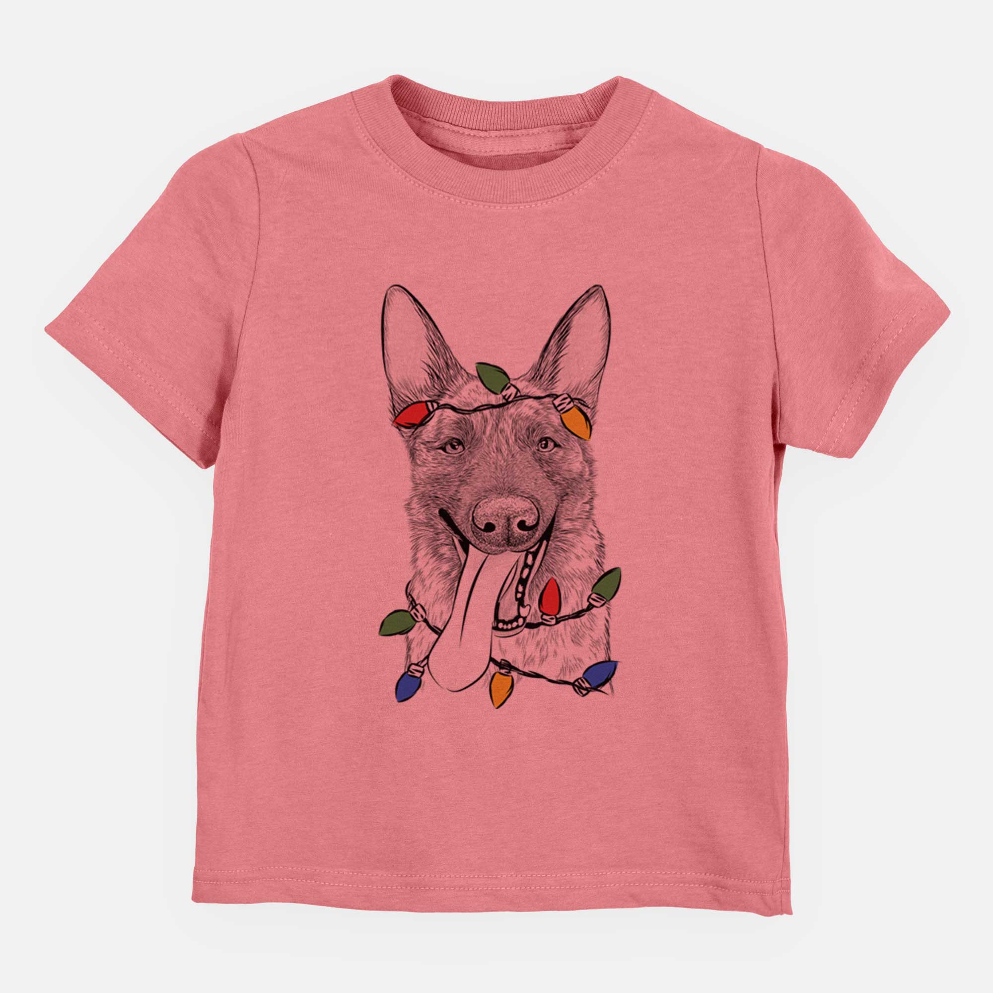 Christmas Lights Bessa the Dutch Shepherd - Kids/Youth/Toddler Shirt