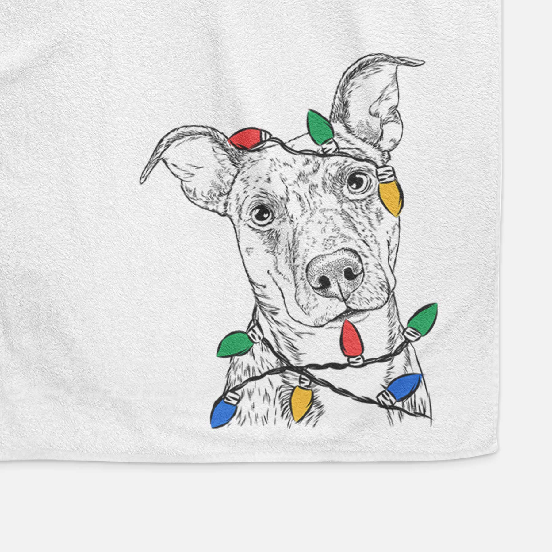 Bianca the Mixed Breed Decorative Hand Towel