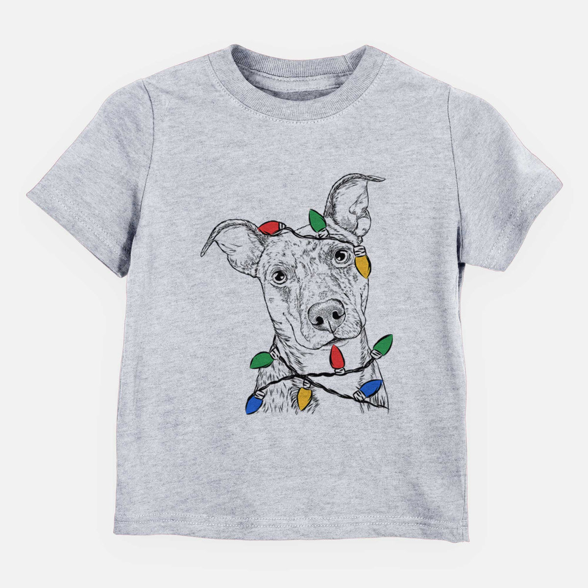 Christmas Lights Bianca the Mixed Breed - Kids/Youth/Toddler Shirt