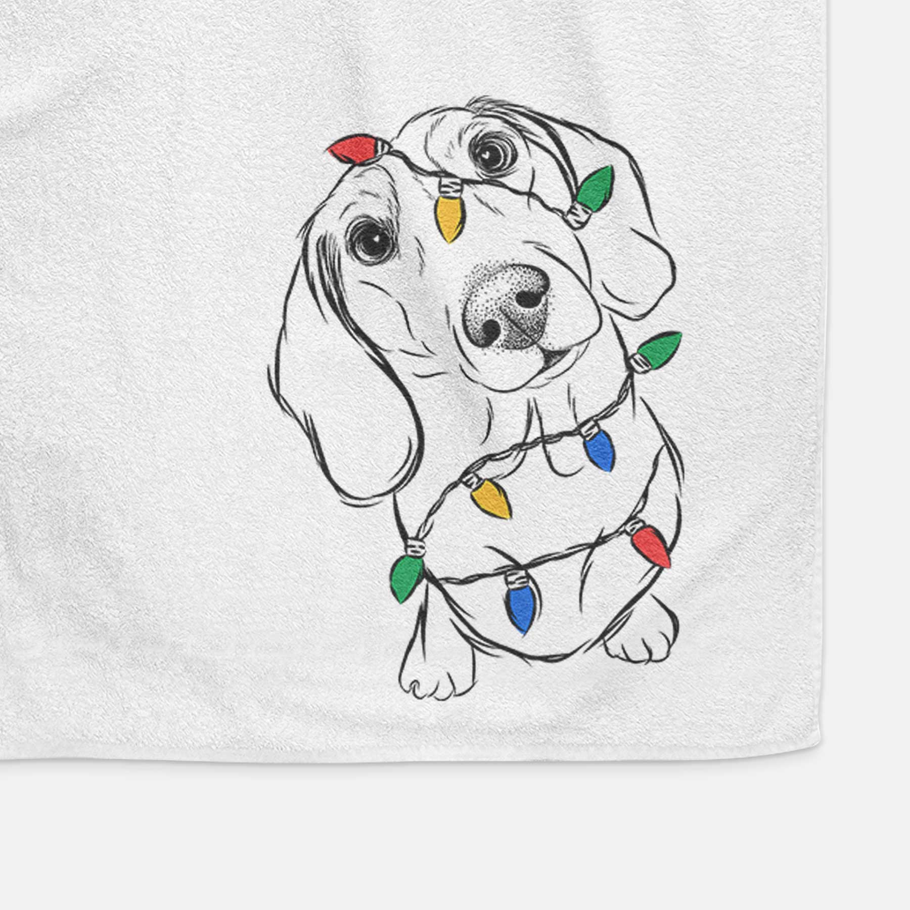 Bill the Dachshund Decorative Hand Towel