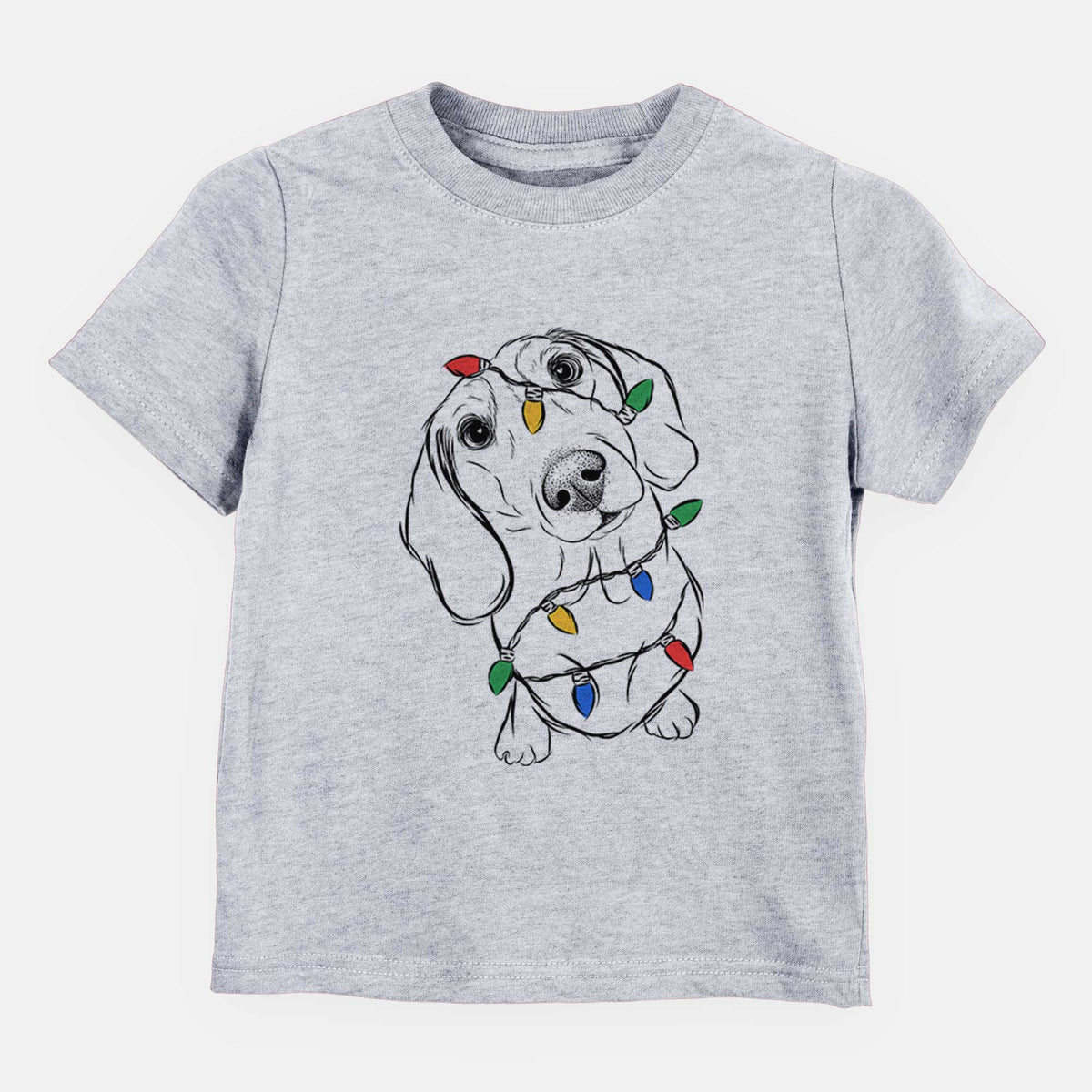 Christmas Lights Bill the Dachshund - Kids/Youth/Toddler Shirt