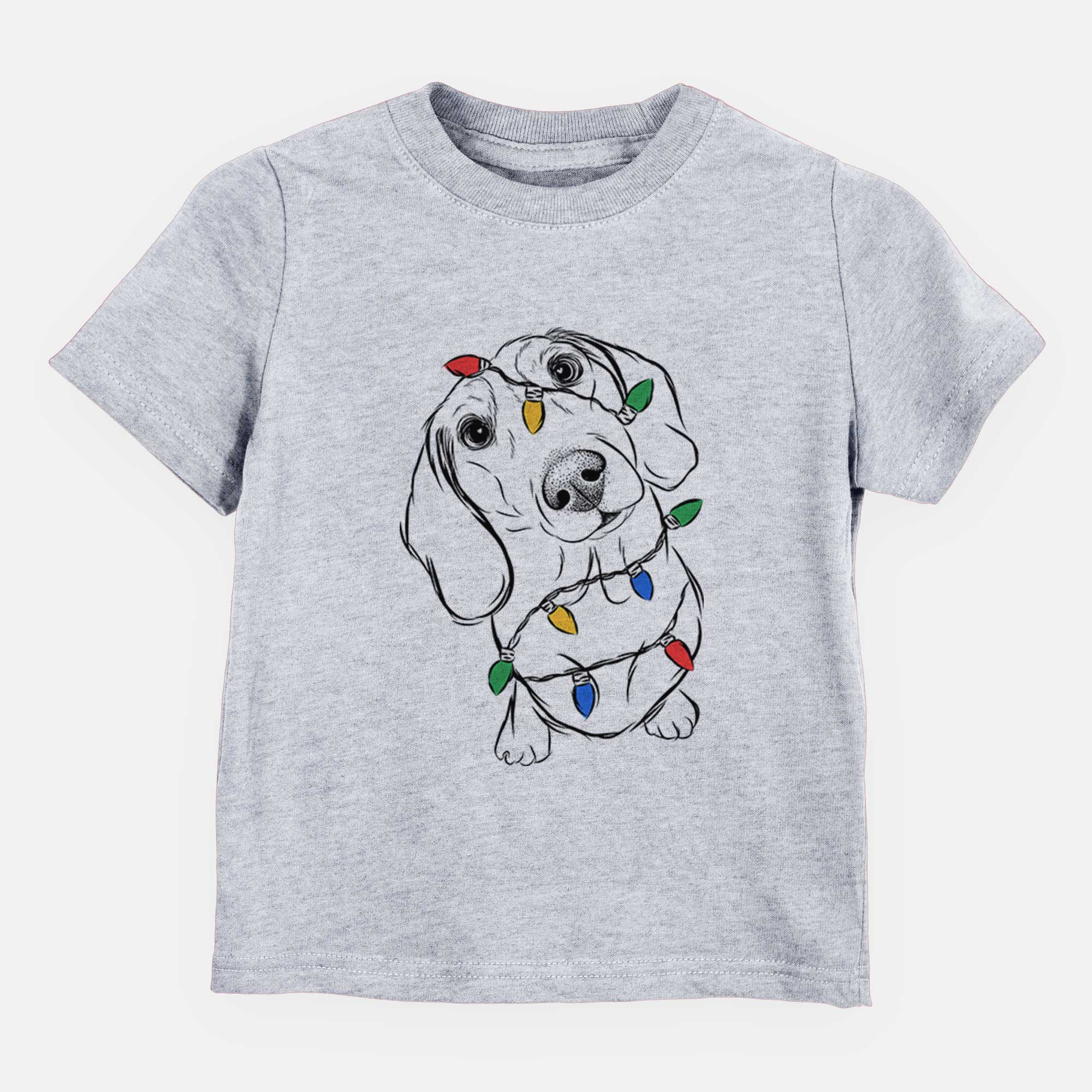 Christmas Lights Bill the Dachshund - Kids/Youth/Toddler Shirt