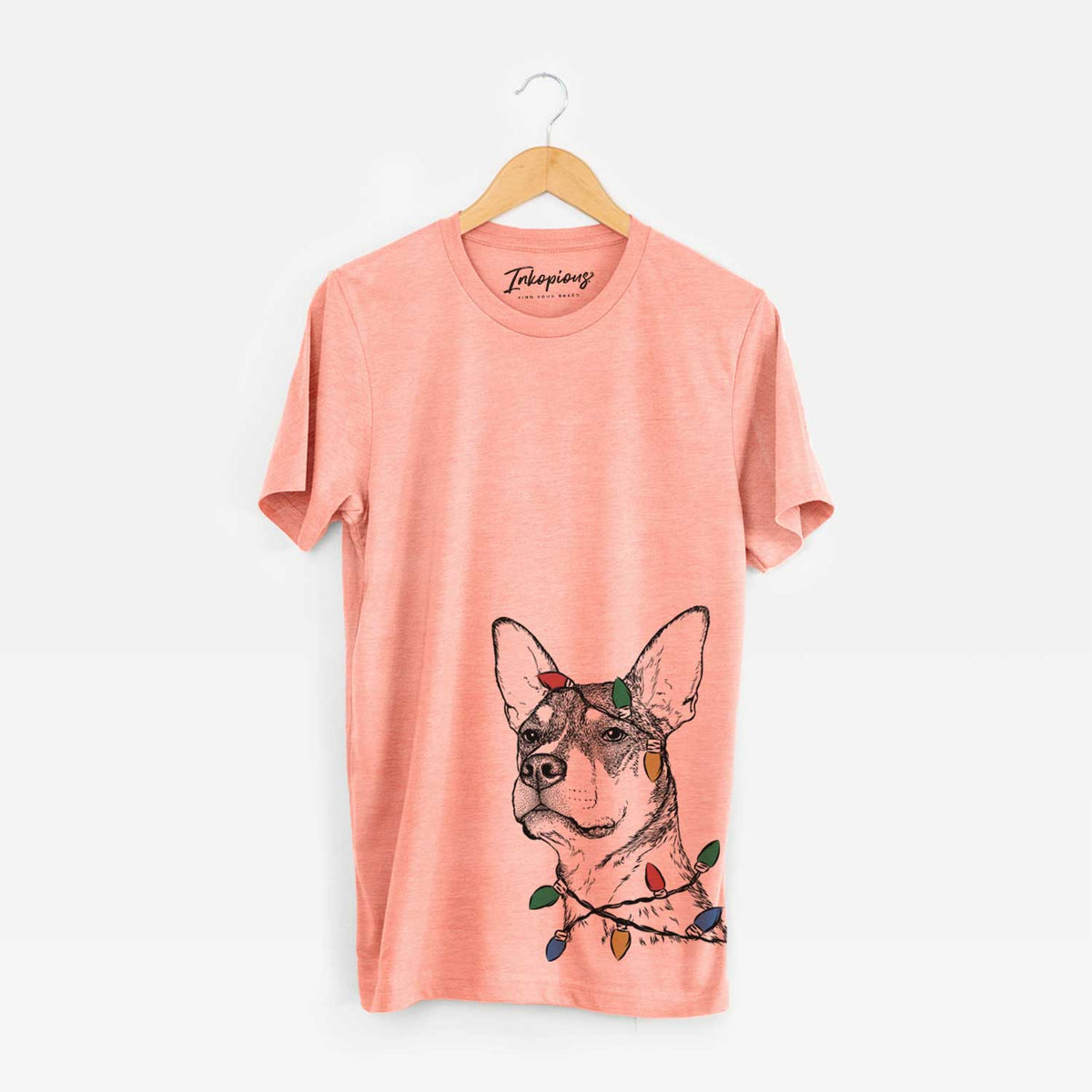 Christmas Lights Bill the Heeler Mix - Unisex Crewneck