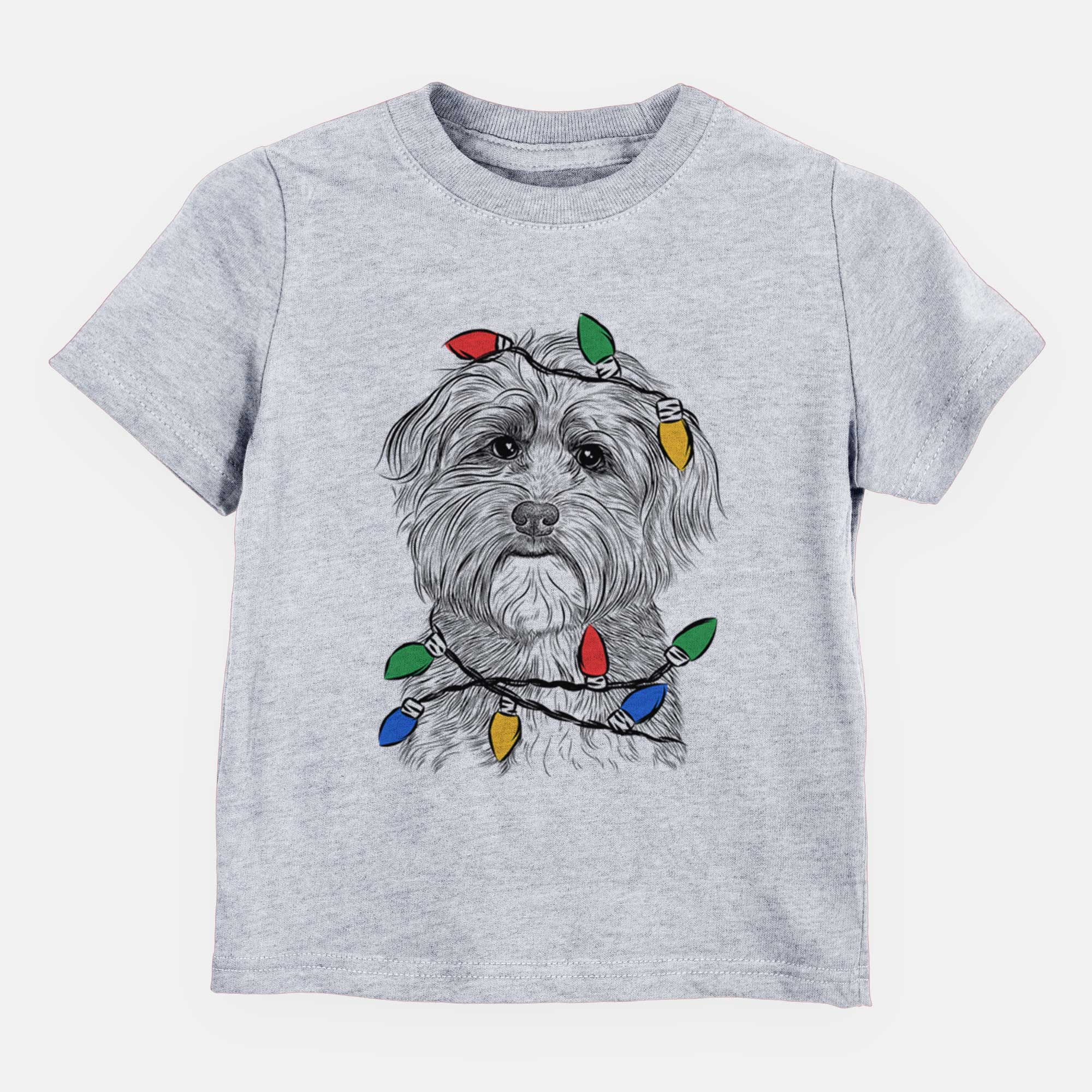 Christmas Lights Bingo the Mixed Breed - Kids/Youth/Toddler Shirt