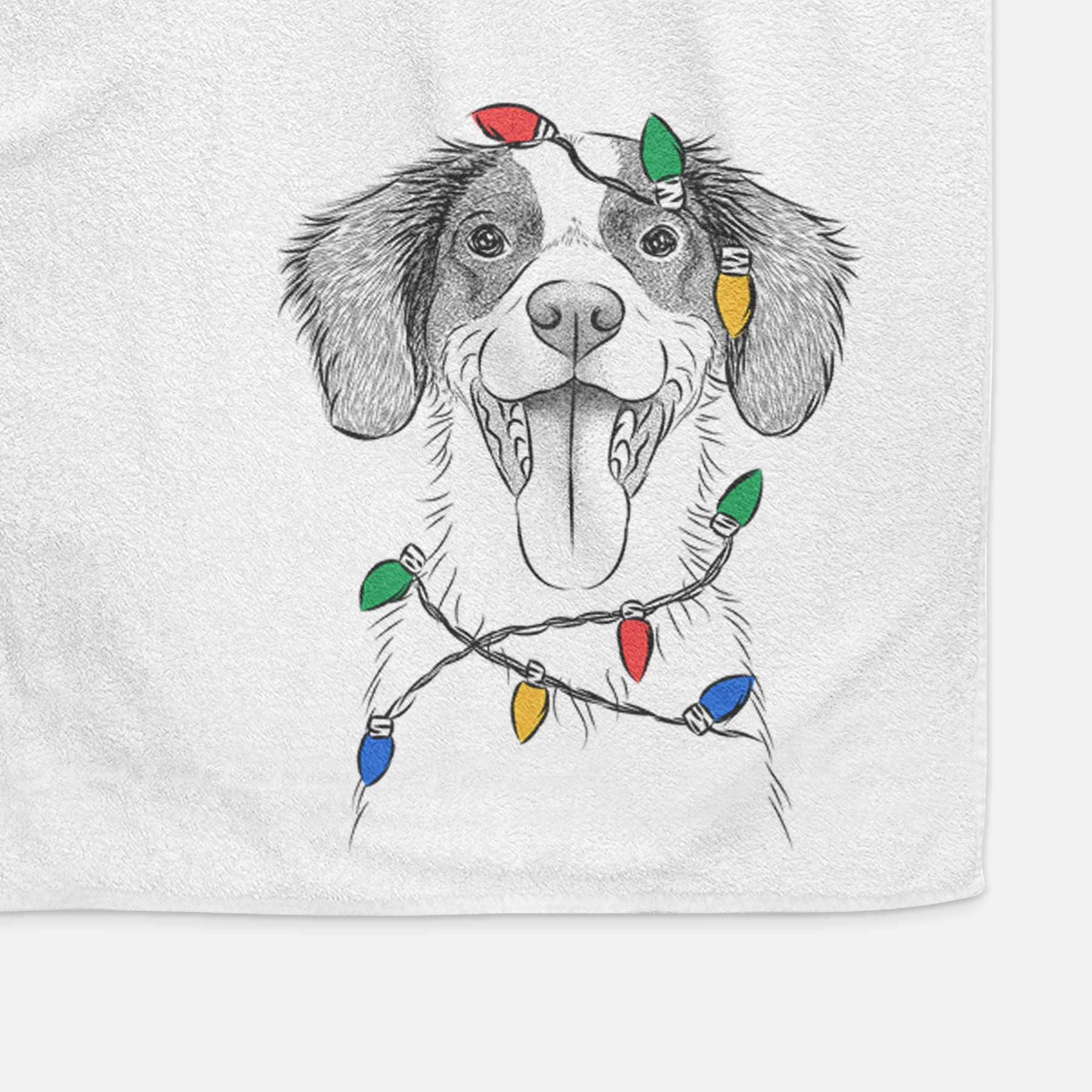 Birdie the Brittany Decorative Hand Towel