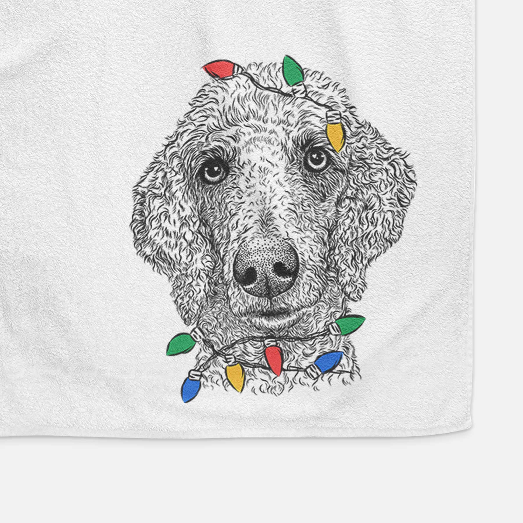 Blossom the Poodle Decorative Hand Towel