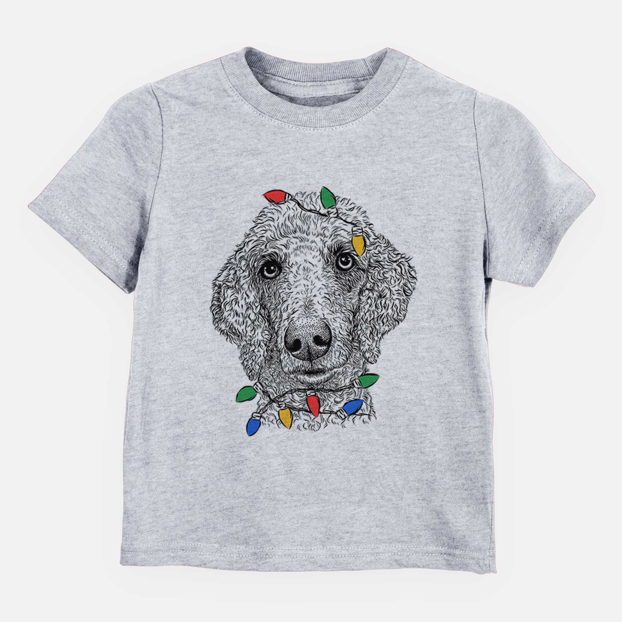 Christmas Lights Blossom the Poodle - Kids/Youth/Toddler Shirt