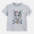 Christmas Lights Blue the Russsian Blue Cat - Kids/Youth/Toddler Shirt