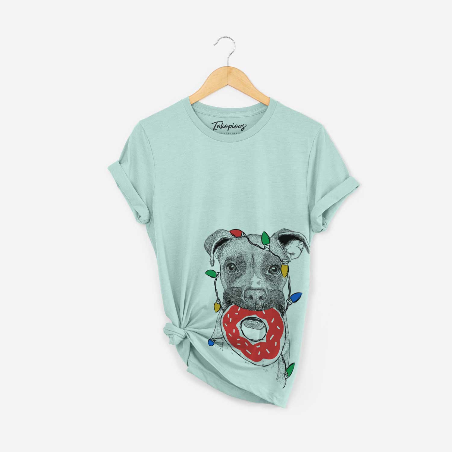 Christmas Lights Bo the Boxer - Unisex Crewneck