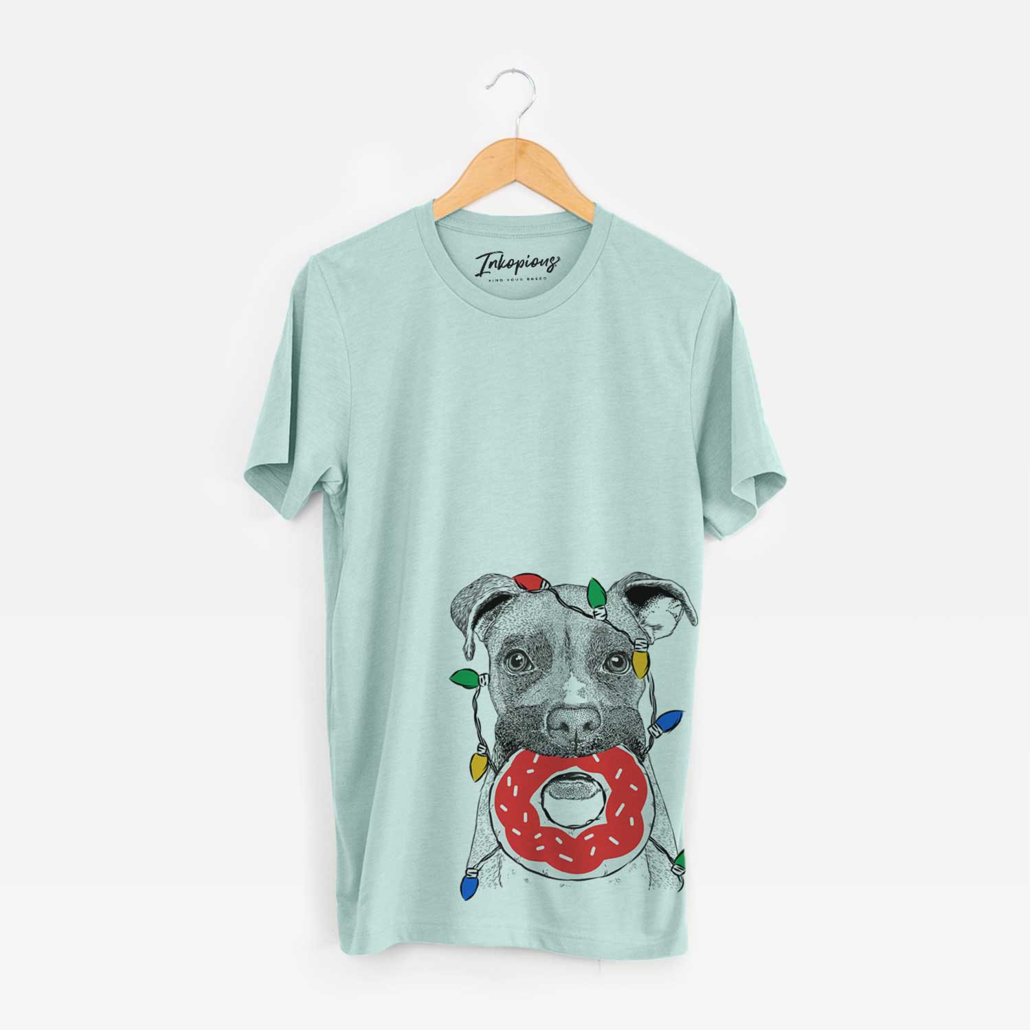 Christmas Lights Bo the Boxer - Unisex Crewneck