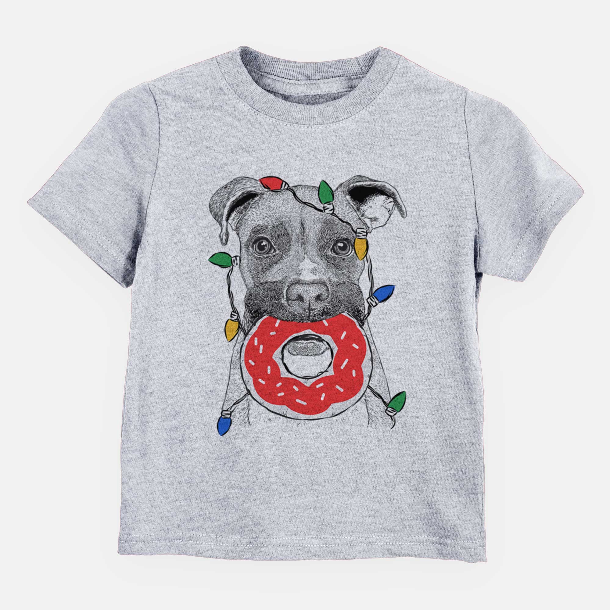 Christmas Lights Bo the Boxer - Kids/Youth/Toddler Shirt