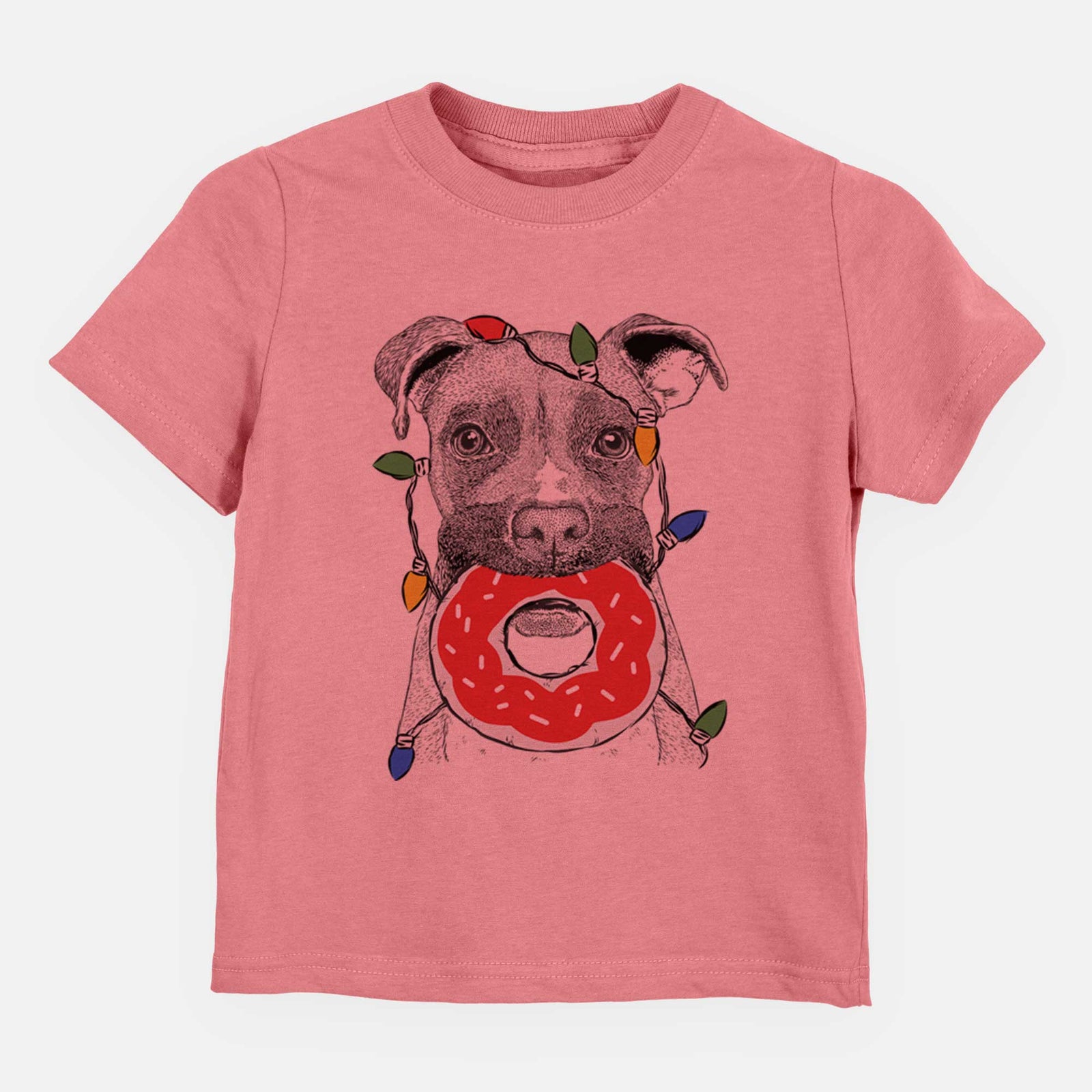 Christmas Lights Bo the Boxer - Kids/Youth/Toddler Shirt