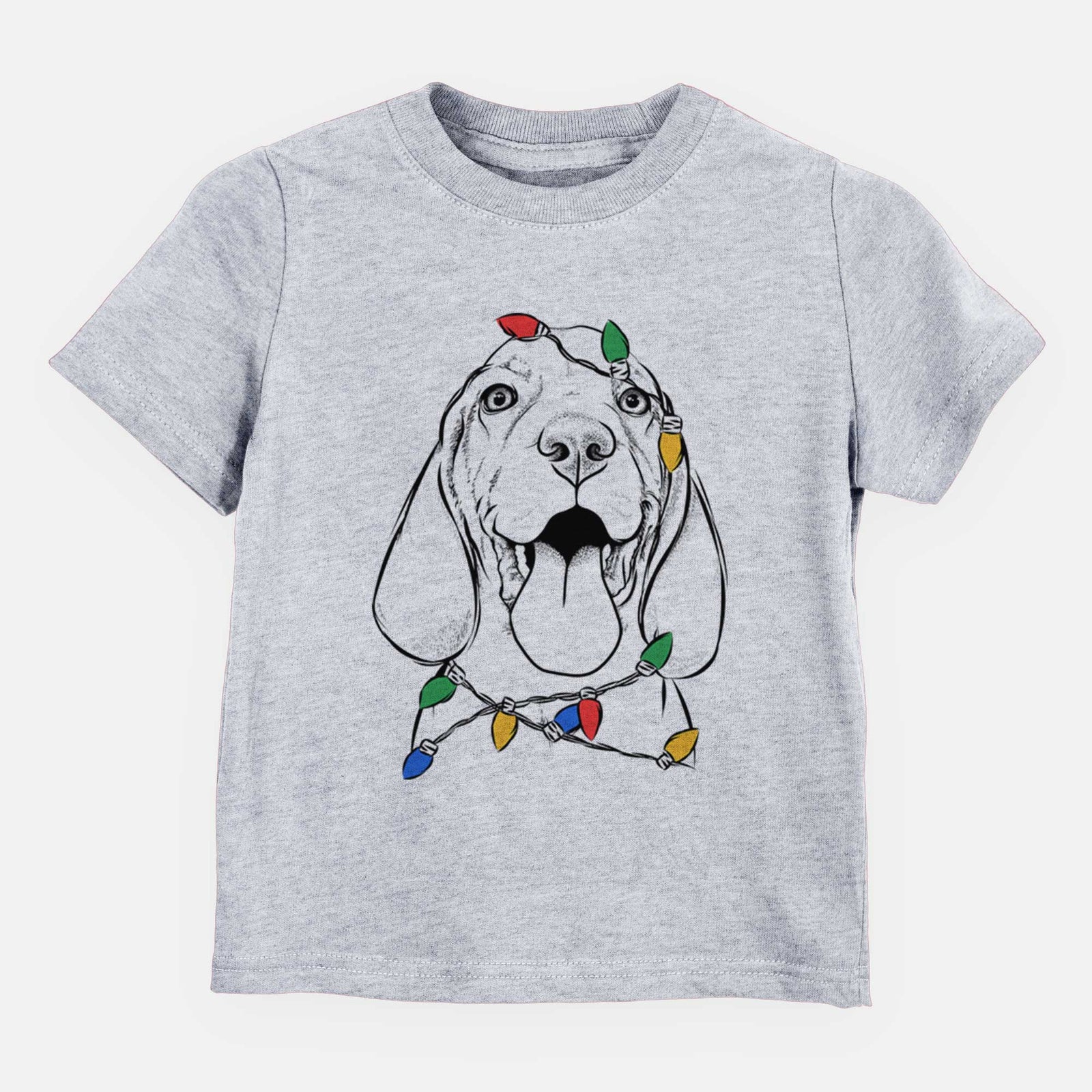 Christmas Lights Bodi the Vizsla - Kids/Youth/Toddler Shirt