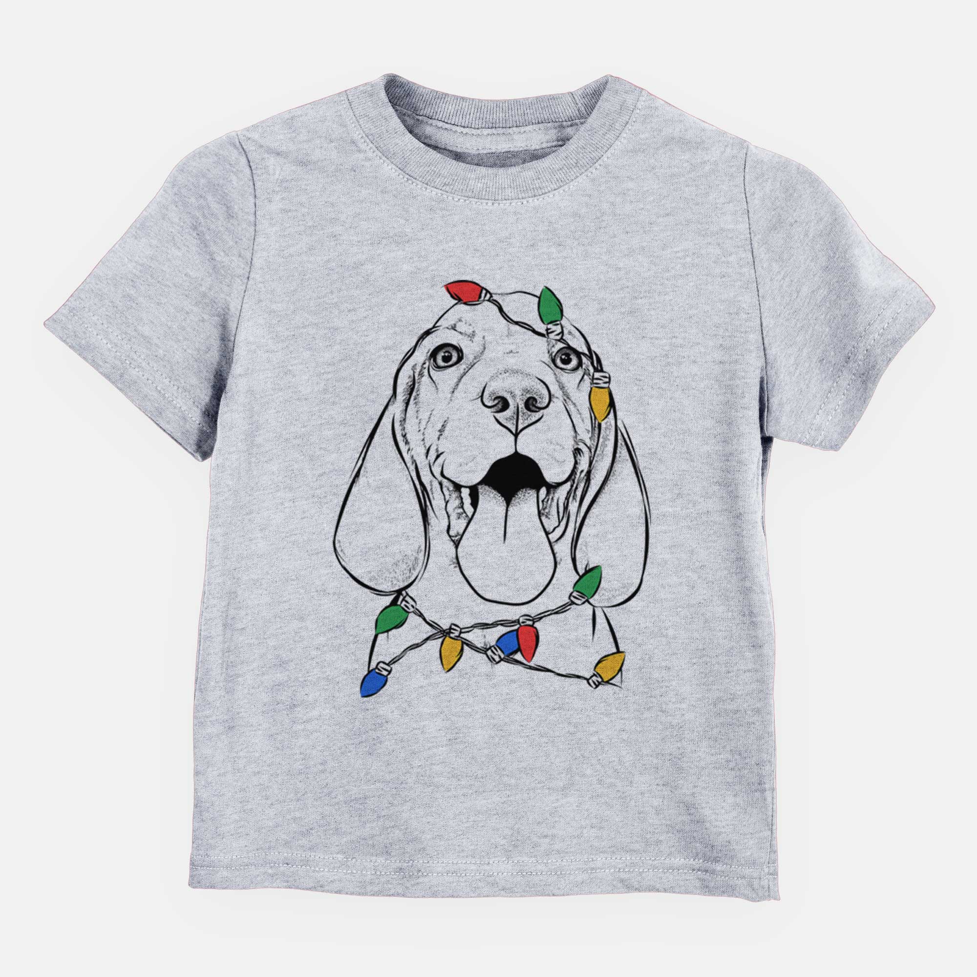 Christmas Lights Bodi the Vizsla - Kids/Youth/Toddler Shirt