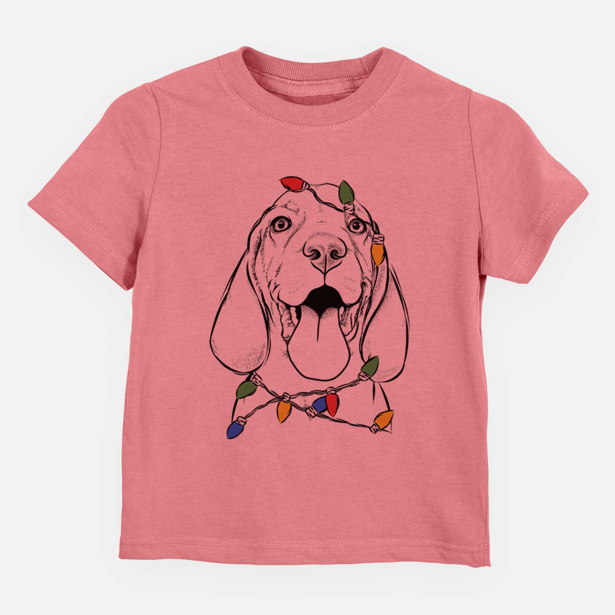 Christmas Lights Bodi the Vizsla - Kids/Youth/Toddler Shirt