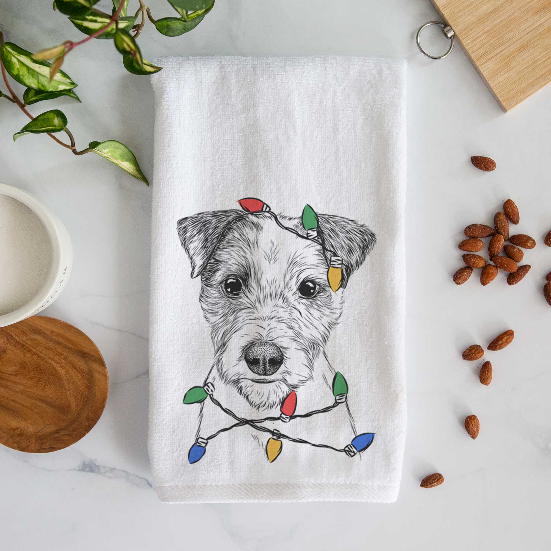 Bogart the Parson Russell Terrier Decorative Hand Towel