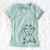 Christmas Lights Bogie the Beagle - Women's V-neck Shirt