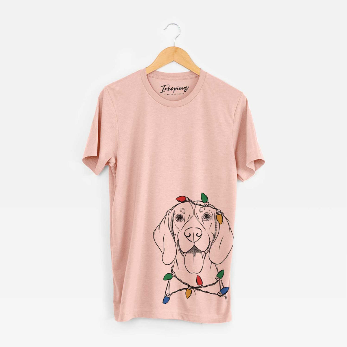 Christmas Lights Bogie the Beagle - Unisex Crewneck