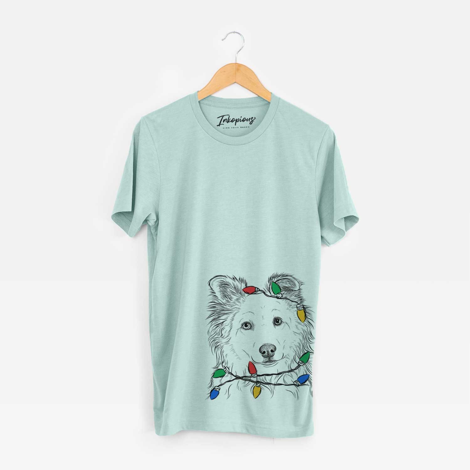 Christmas Lights Bonsai the Mixed Breed - Unisex Crewneck