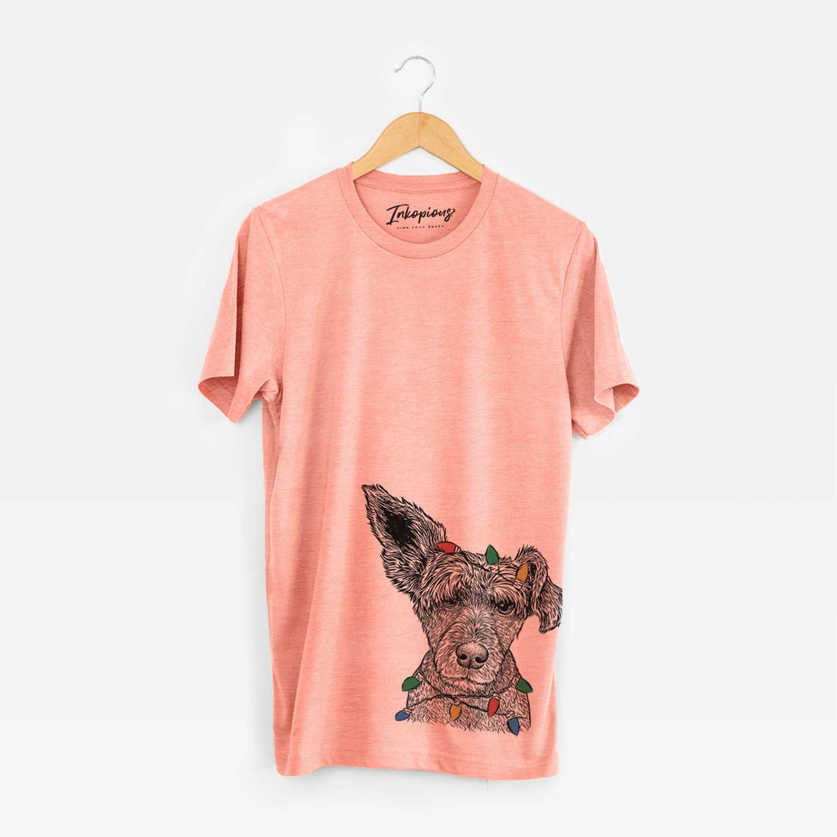 Christmas Lights Boodles the Schnauzer Mix - Unisex Crewneck