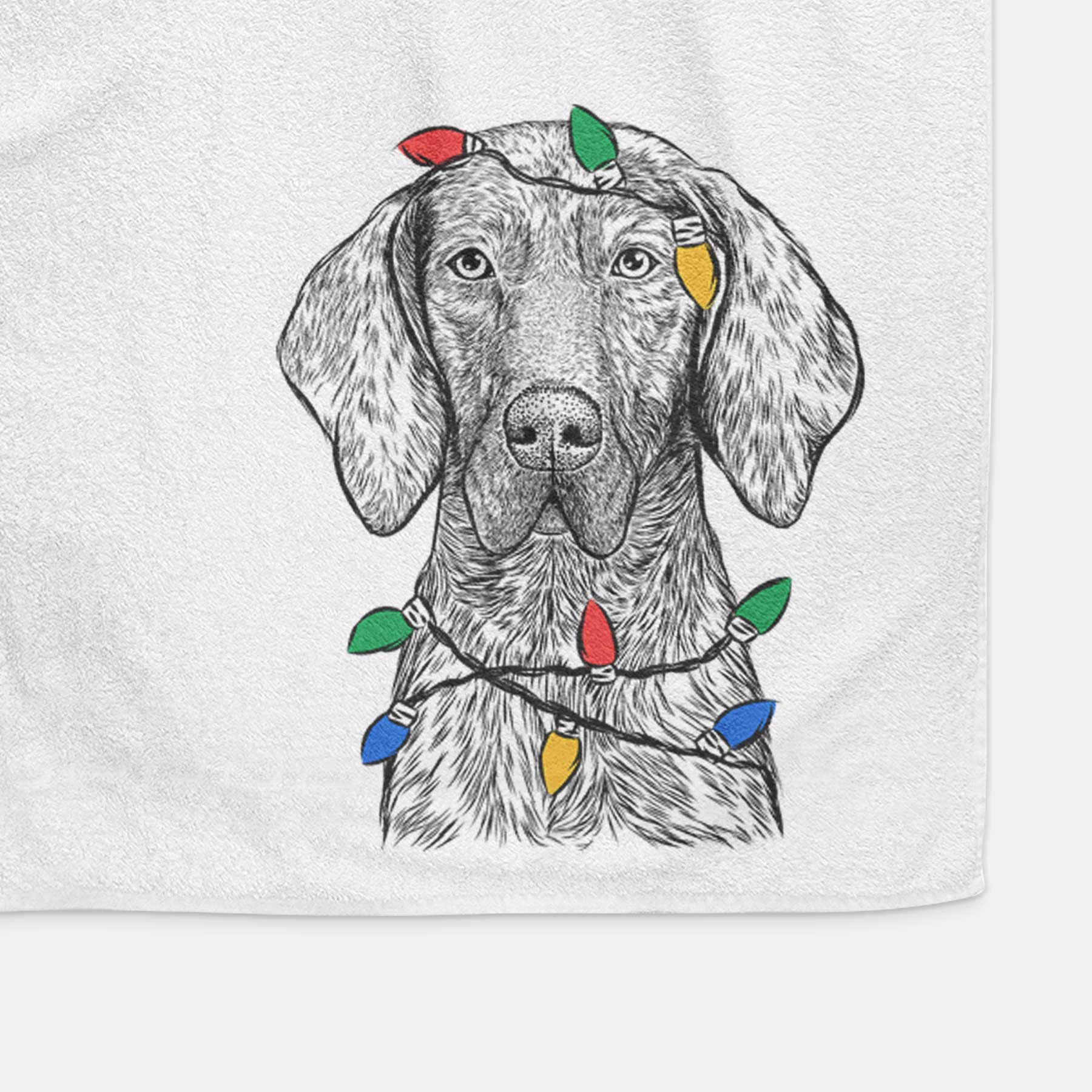 Boone the Plott Hound Decorative Hand Towel