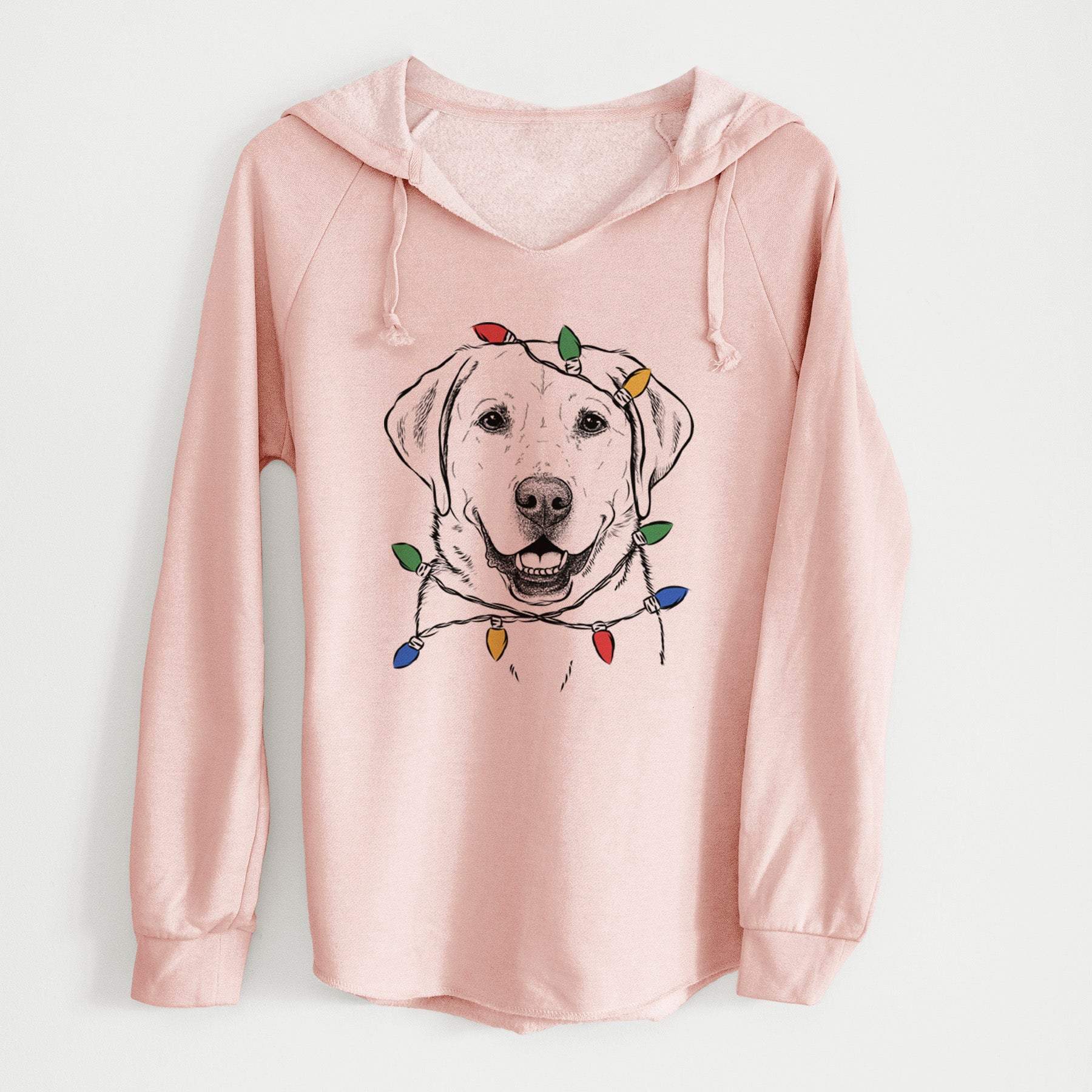 Christmas Lights Booney the Labrador Retriever - Cali Wave Hooded Sweatshirt