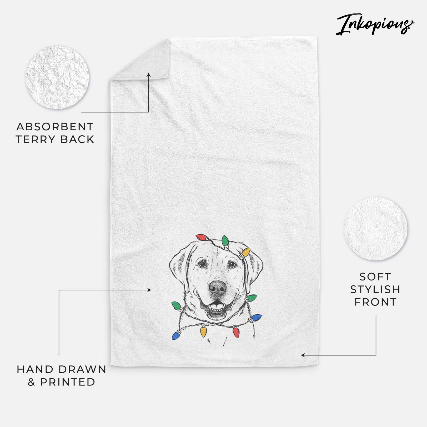 Booney the Labrador Retriever Decorative Hand Towel