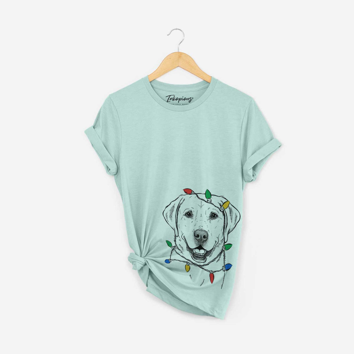 Christmas Lights Booney the Labrador Retriever - Unisex Crewneck