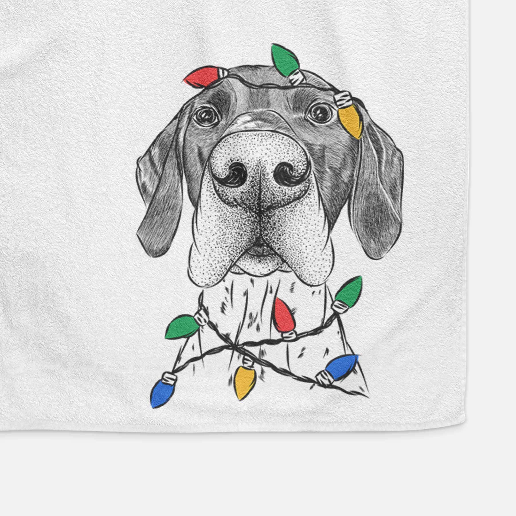 Booze the German Shorthaired Pointer Decorative Hand Towel