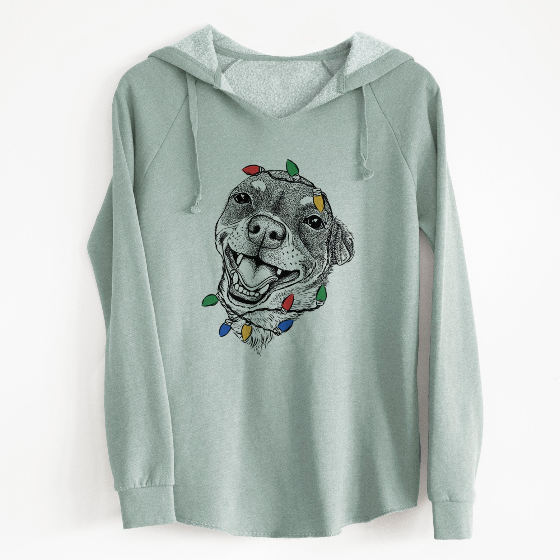 Christmas Lights Boss the Chihuahua - Cali Wave Hooded Sweatshirt