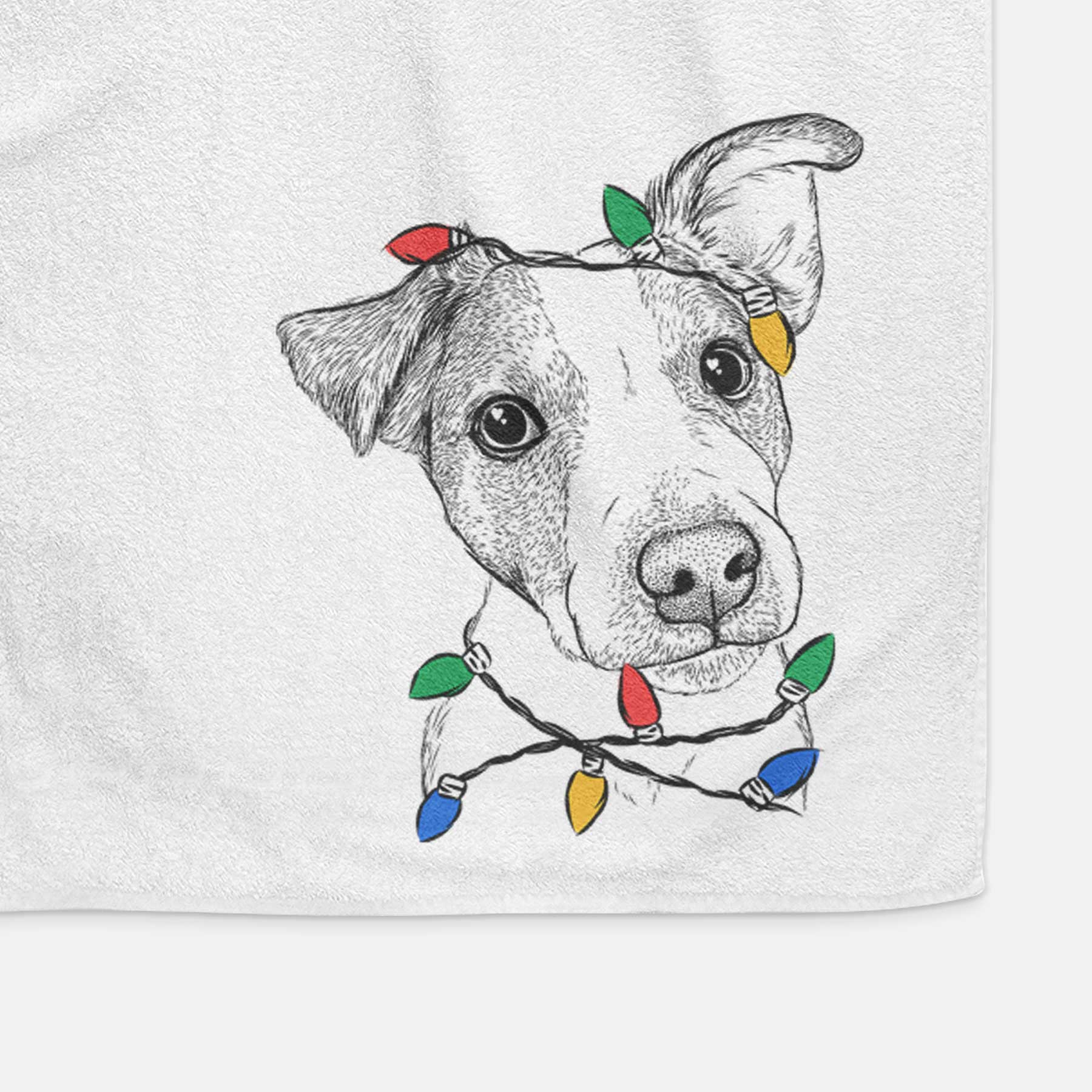 Bosse the Jack Russell Terrier Decorative Hand Towel