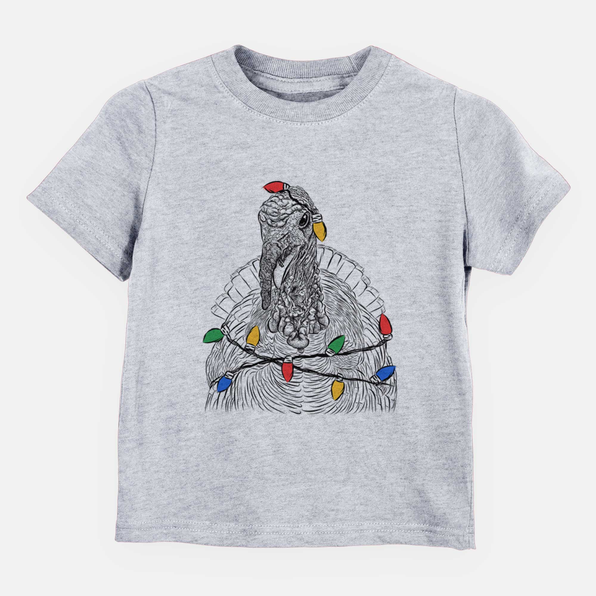 Christmas Lights Brady the Turkey - Kids/Youth/Toddler Shirt