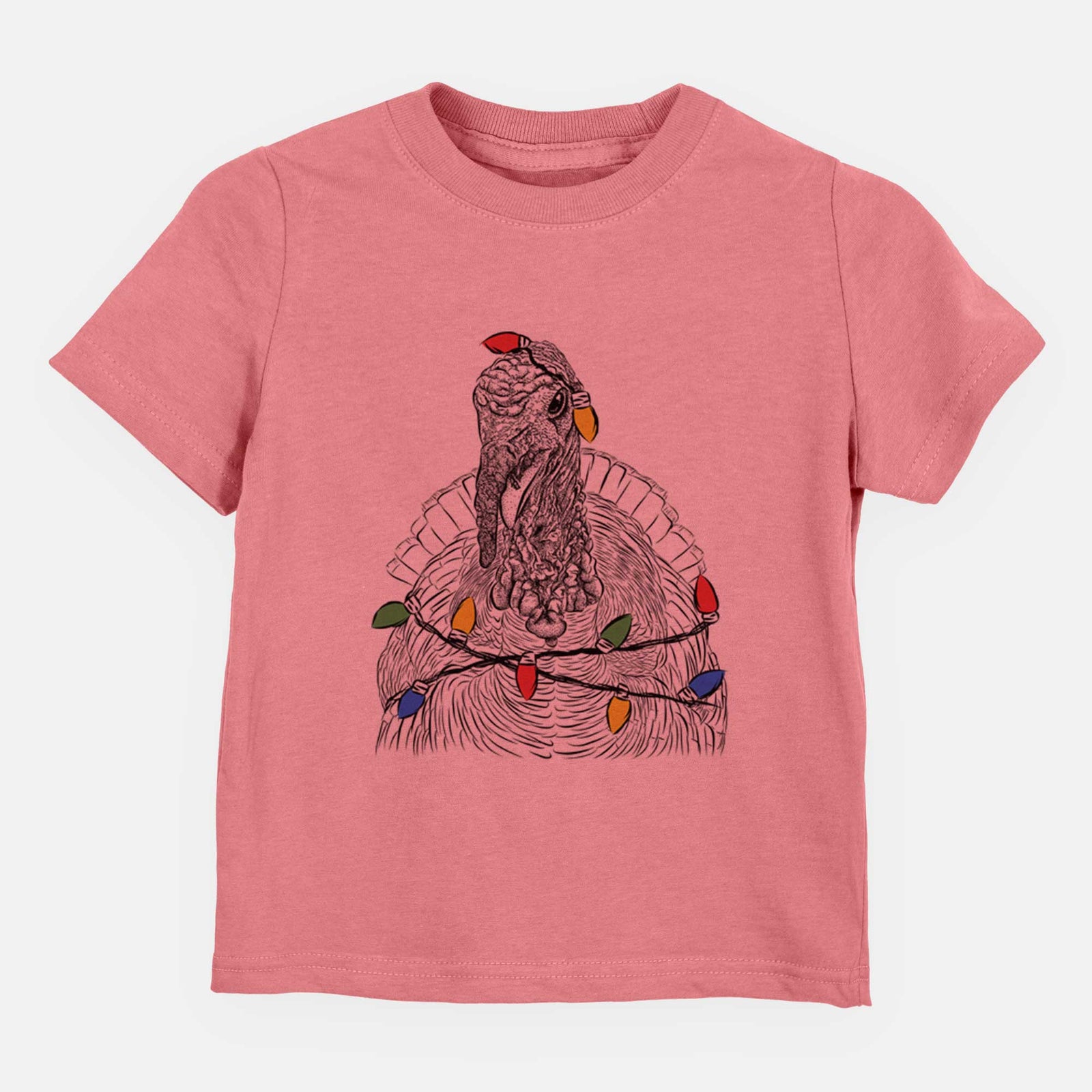 Christmas Lights Brady the Turkey - Kids/Youth/Toddler Shirt