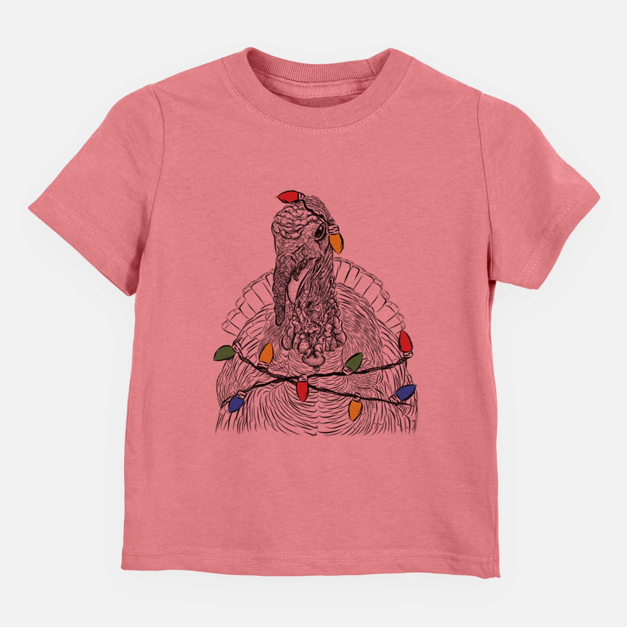 Christmas Lights Brady the Turkey - Kids/Youth/Toddler Shirt