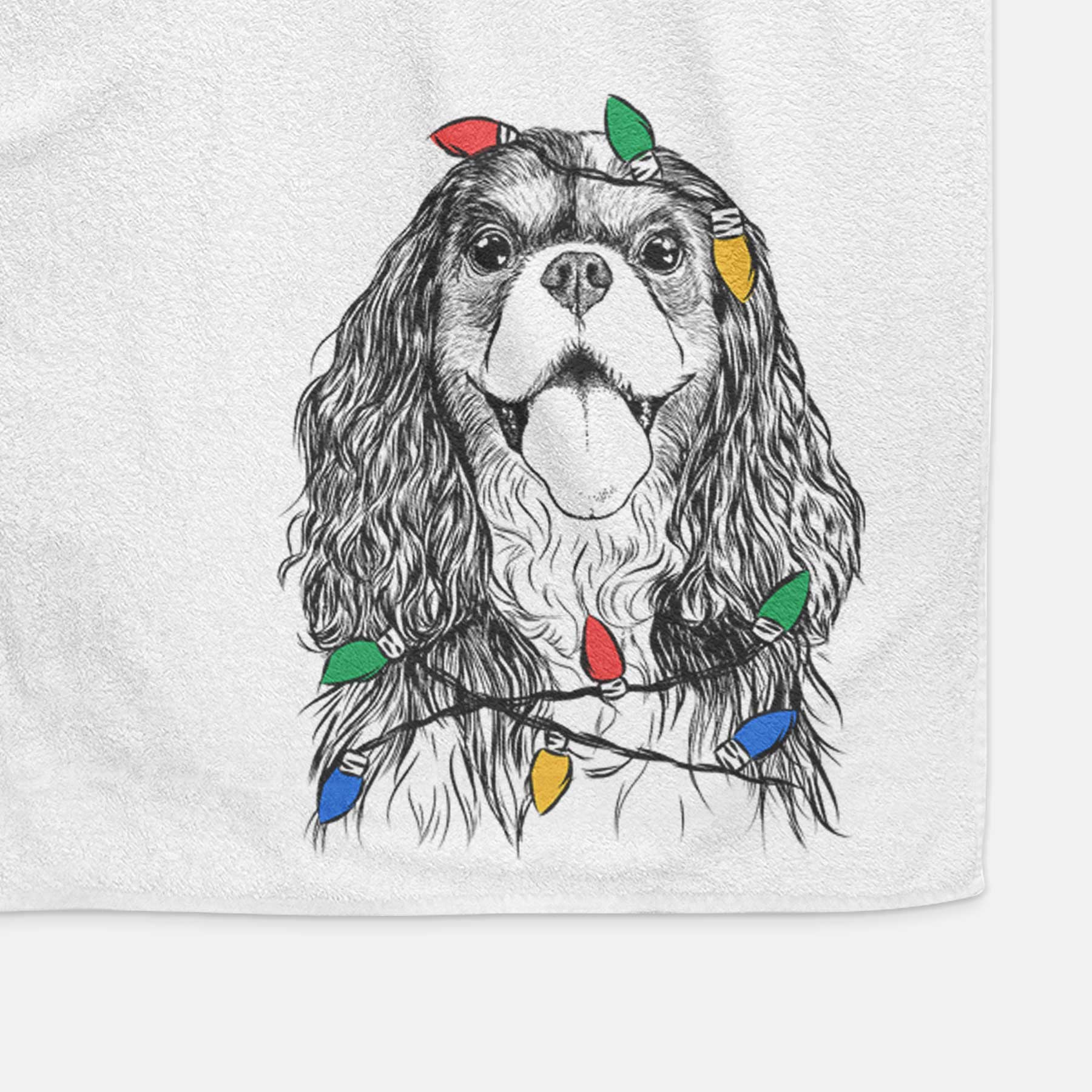 Brandy the Cavalier King Charles Spaniel Decorative Hand Towel