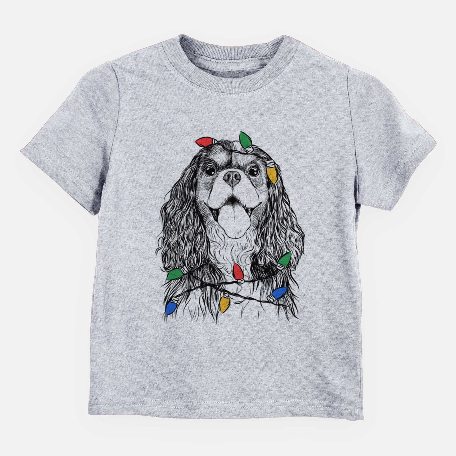 Christmas Lights Brandy the Cavalier King Charles Spaniel - Kids/Youth/Toddler Shirt