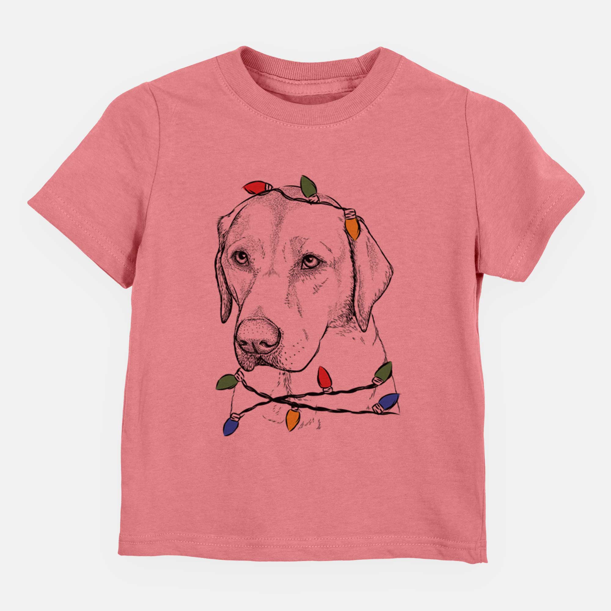 Christmas Lights Braxton the Yellow Lab - Kids/Youth/Toddler Shirt