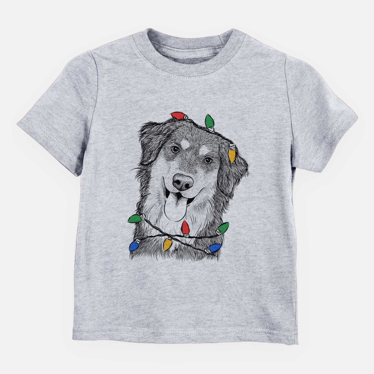 Christmas Lights Brodie the Golden Aussie - Kids/Youth/Toddler Shirt