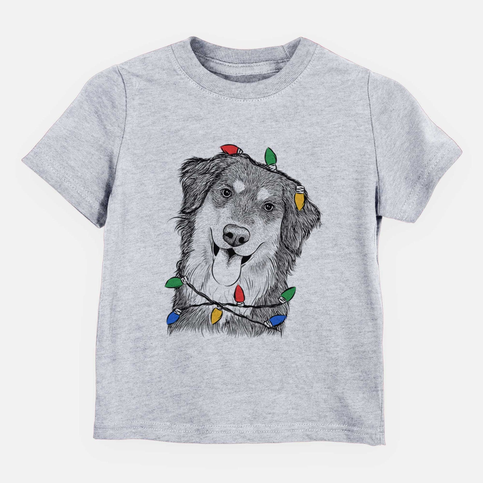 Christmas Lights Brodie the Golden Aussie - Kids/Youth/Toddler Shirt