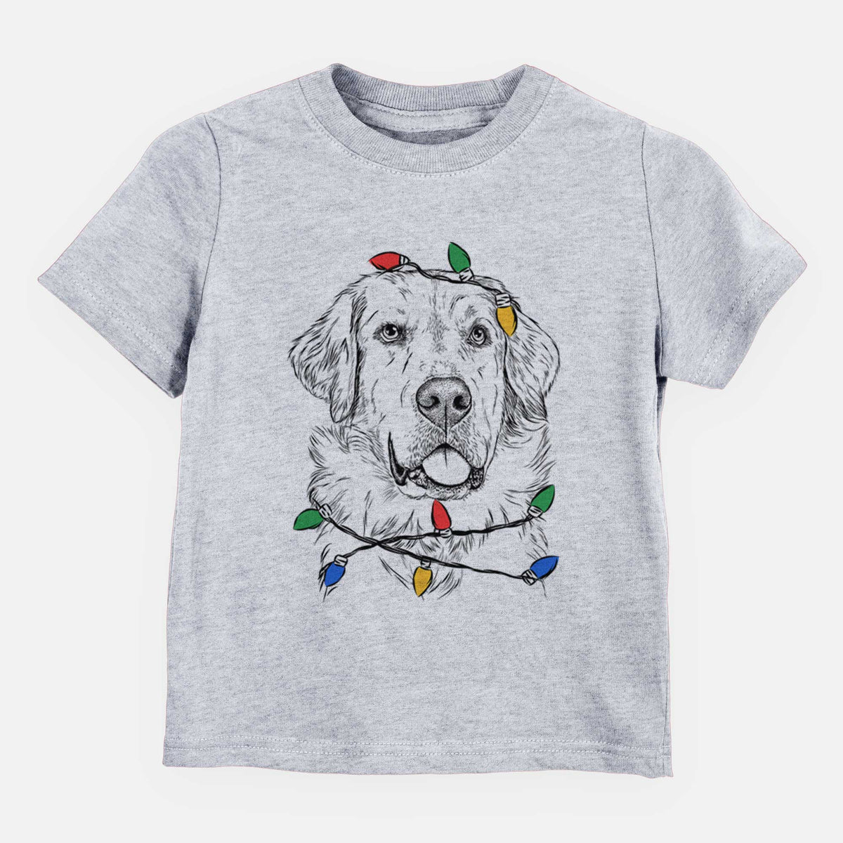 Christmas Lights Brophy the Great Pyrenees - Kids/Youth/Toddler Shirt