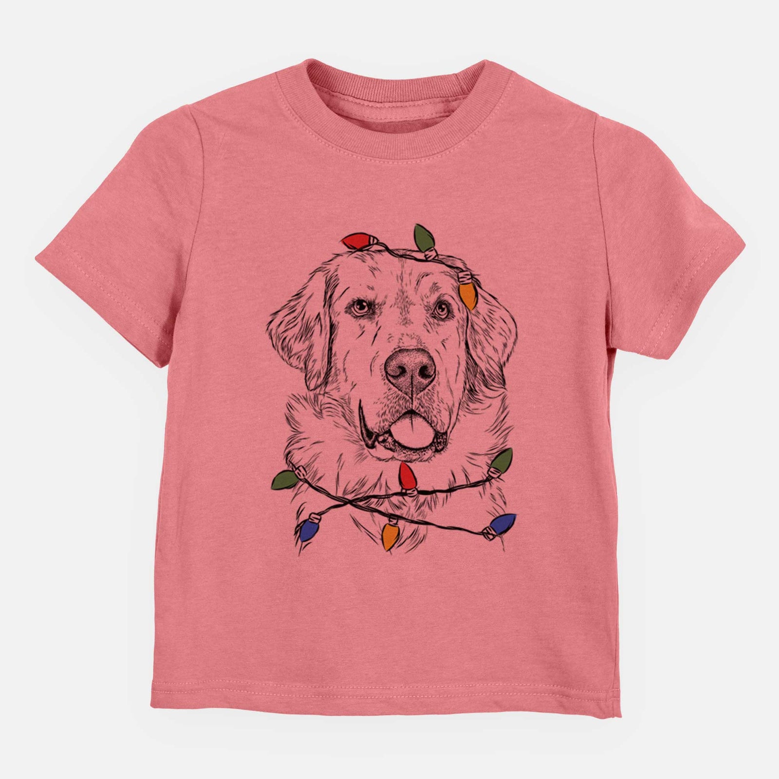 Christmas Lights Brophy the Great Pyrenees - Kids/Youth/Toddler Shirt