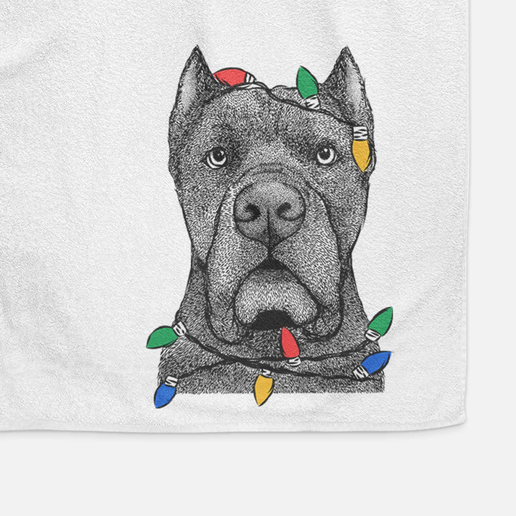 Bruno the Cane Corso Decorative Hand Towel