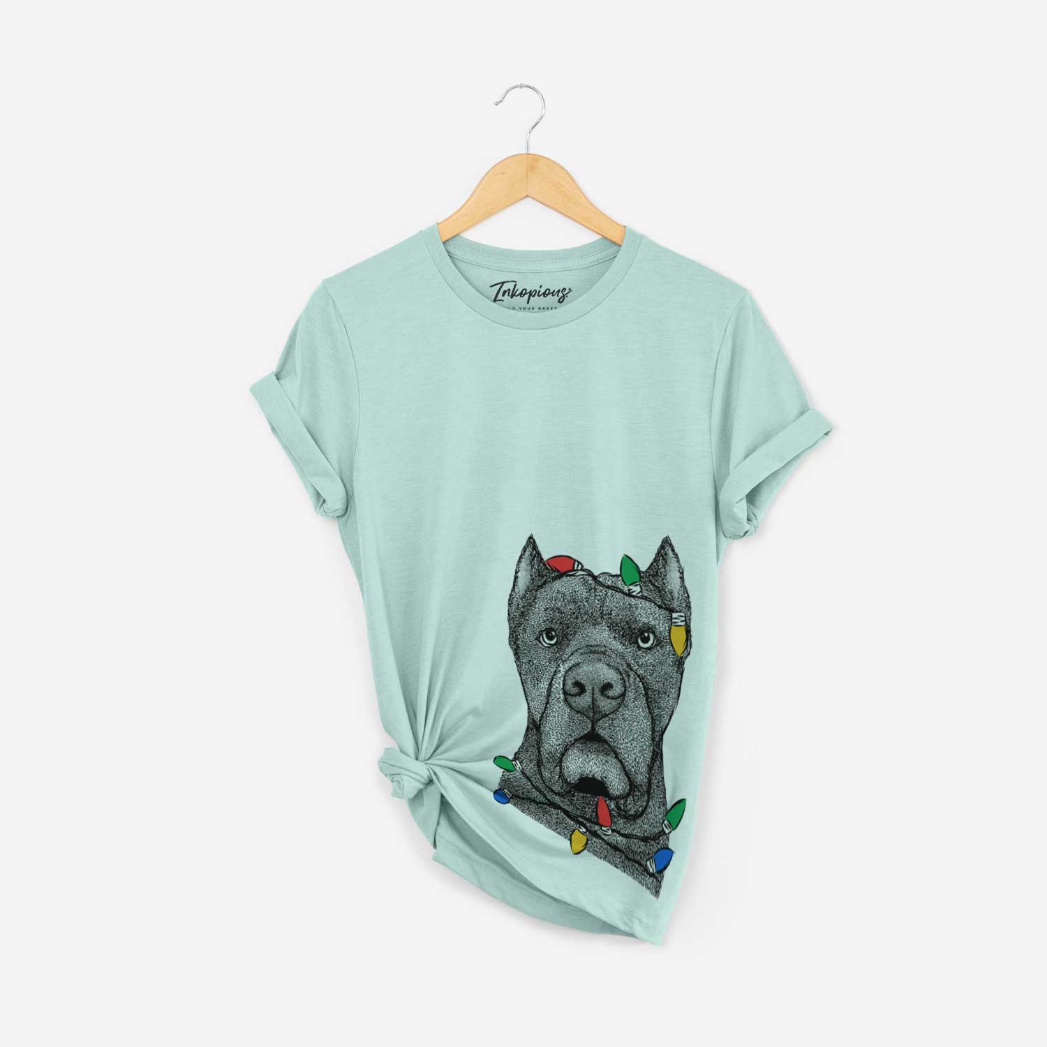 Christmas Lights Bruno the Cane Corso - Unisex Crewneck