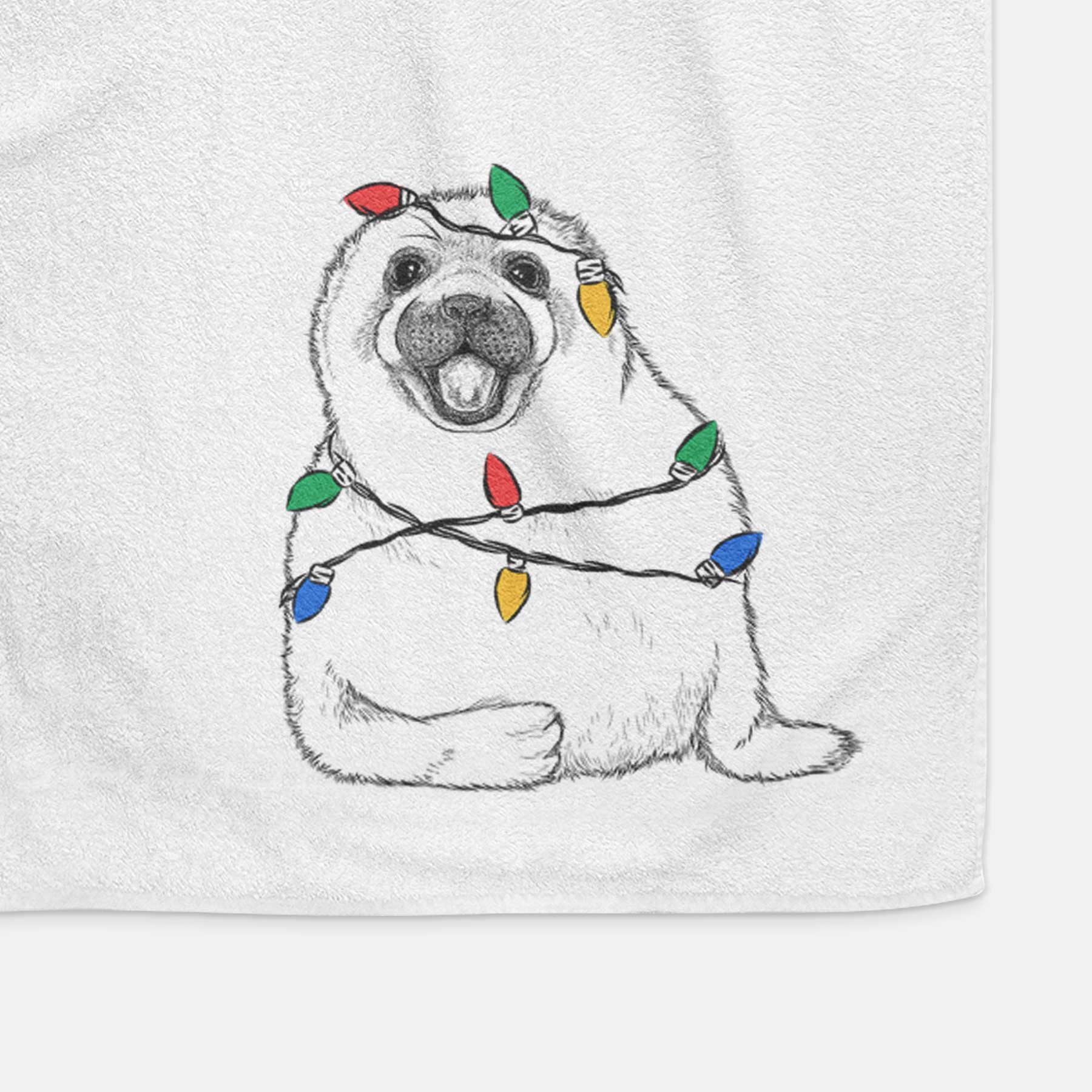 Bub the Harp Seal Decorative Hand Towel