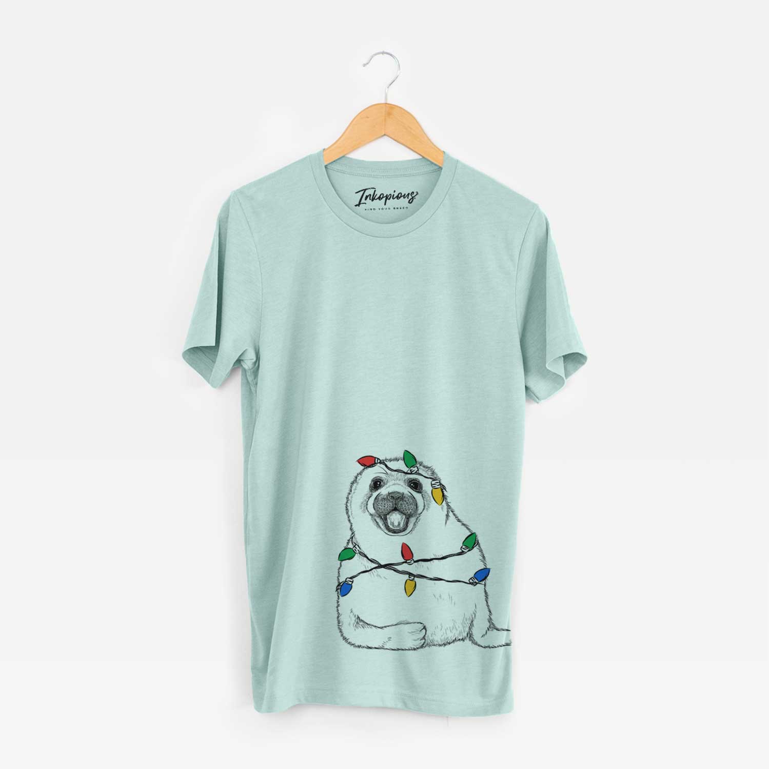 Christmas Lights Bub the Harp Seal - Unisex Crewneck