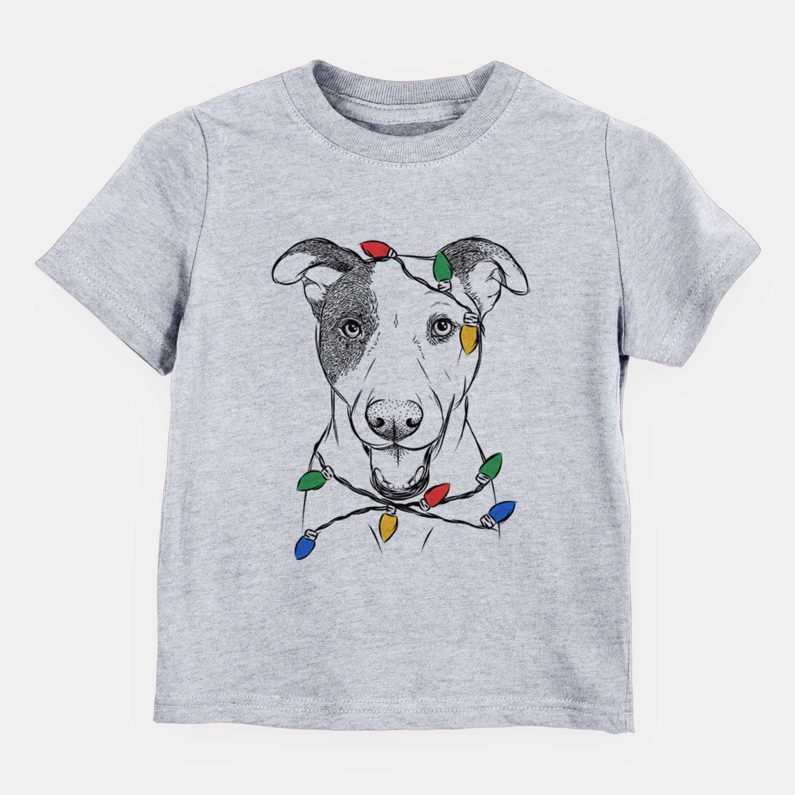 Christmas Lights Bucky the Mixed Breed - Kids/Youth/Toddler Shirt